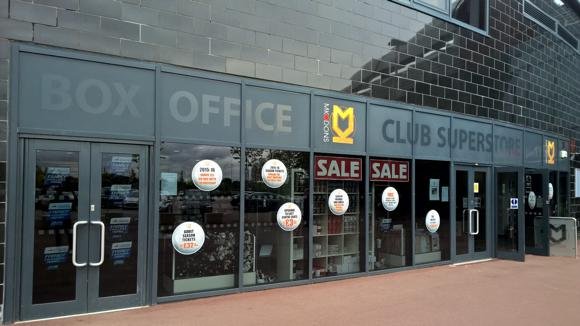 MK Dons tickets-shop/Jens Raitanen