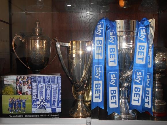 Chesterfield FC trophy room/Paul Martin