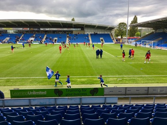 Chesterfield FC match day/@ianherbert